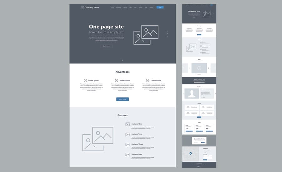 What Is A Wireframe In Web Design? 2 Mid-fidelity wireframe