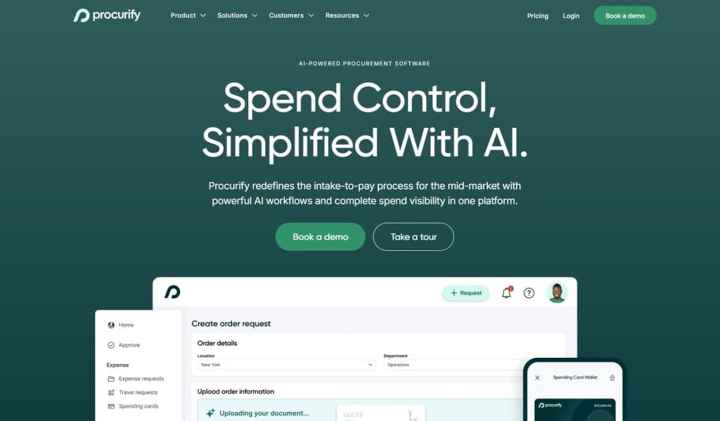 Why Having A Good Website Design Is Still Important In 2026 9 Procurify website screenshot