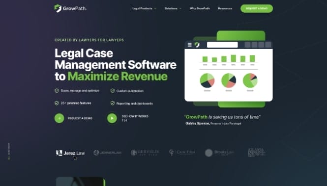 Law Firm Digital Marketing 45 grow path background image