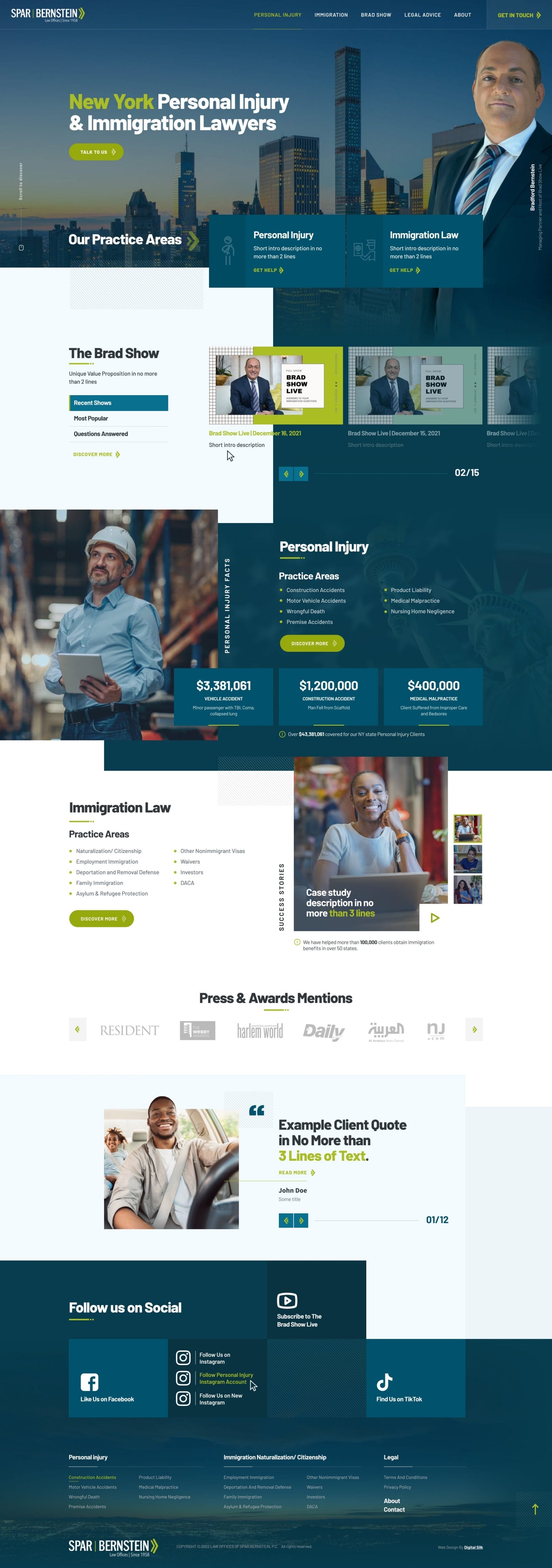 Home Page - NEW 73 A Website Designed For Brand Growth