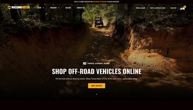 Shopify Development 17 massimo motor tile