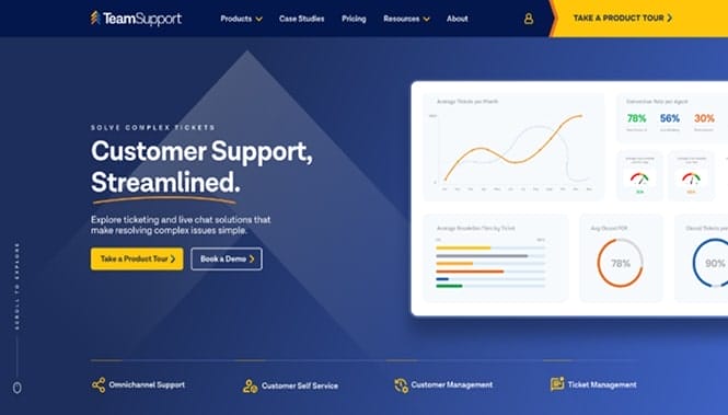 AI SEO Company 39 TeamSupport website screenshot