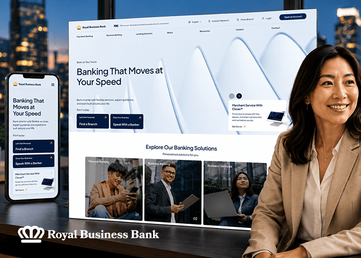 Royal Business Bank portfolio image