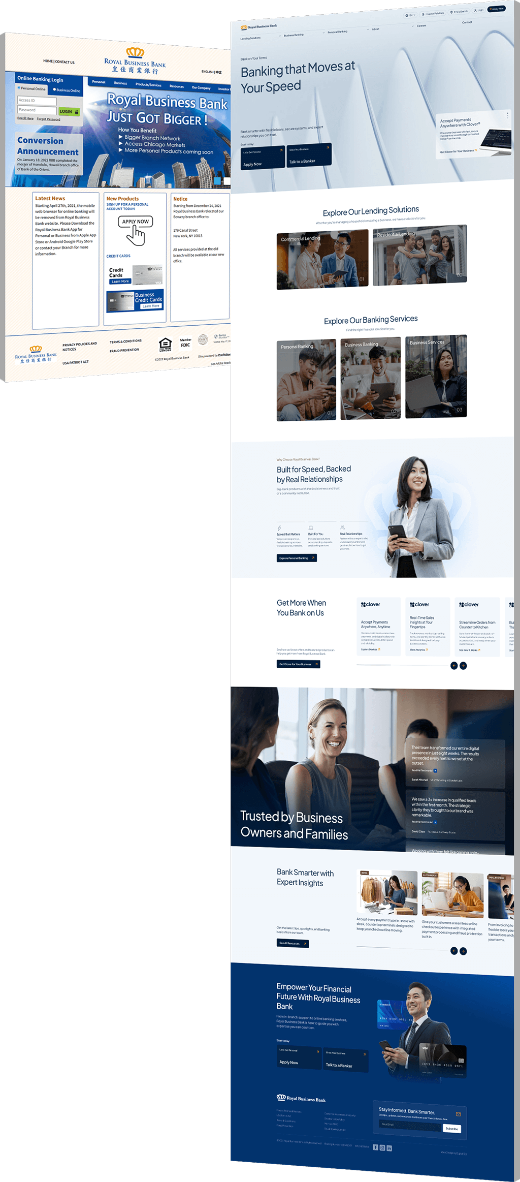 Royal Business Bank Before & After