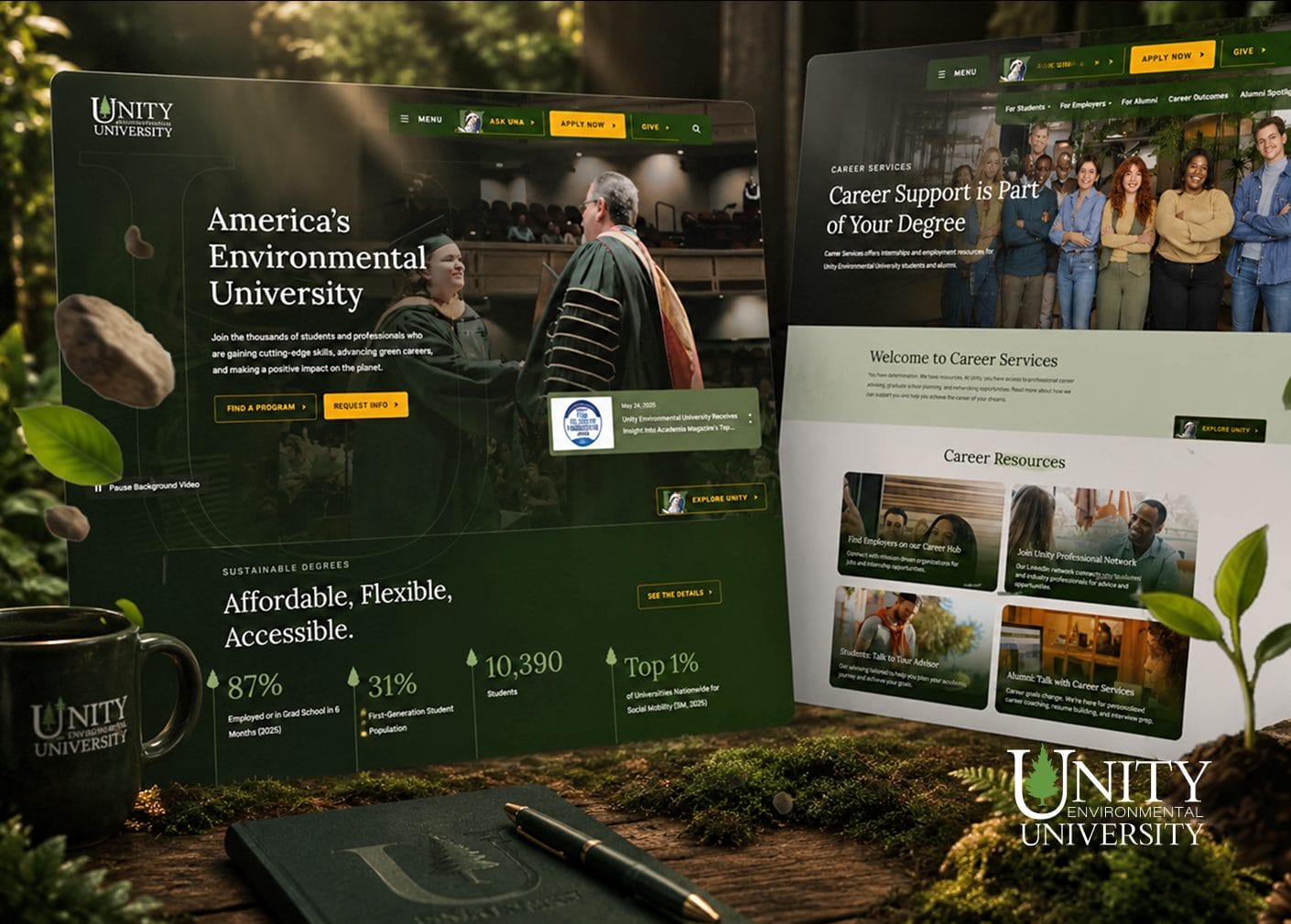 Unity Environmental University portfolio - Optimized