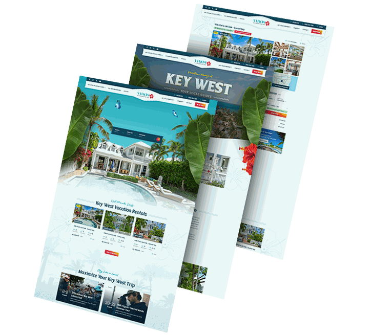 Vacation Homes of Key West case study showcase images - optimized