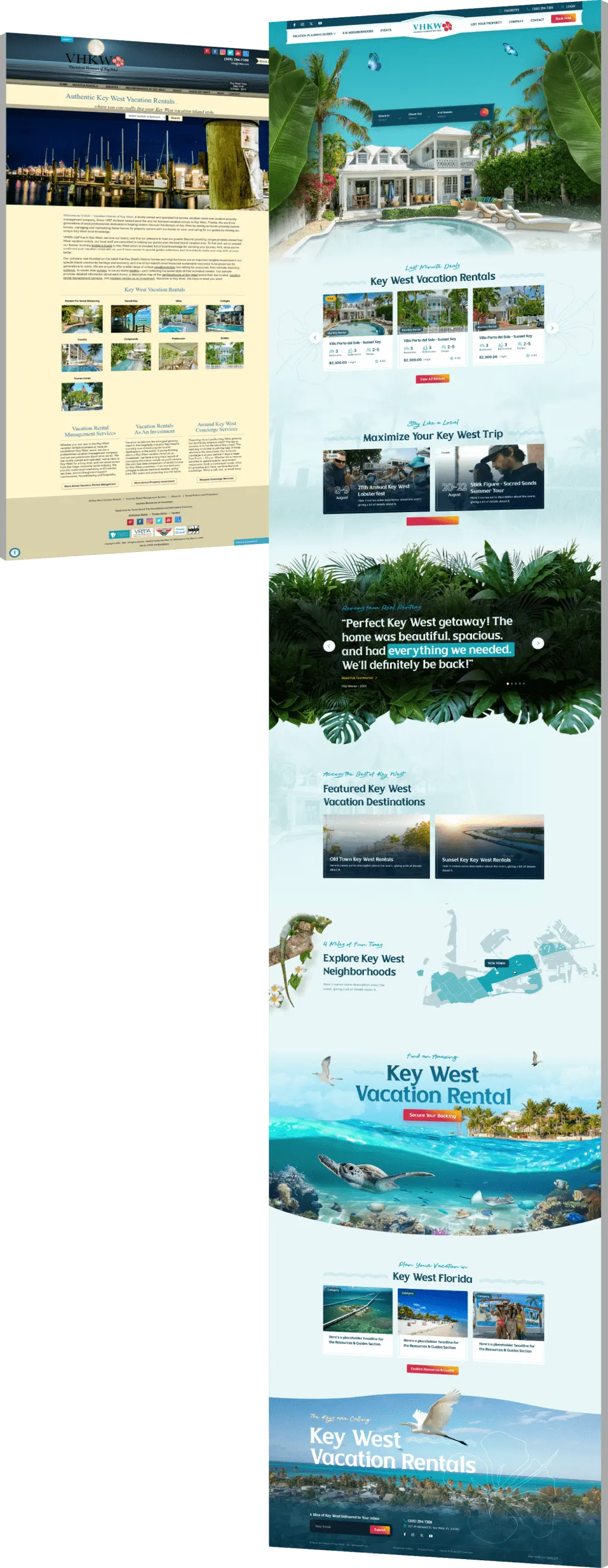 Image showing Vacation Homes Of Key West's before and after design - optimized